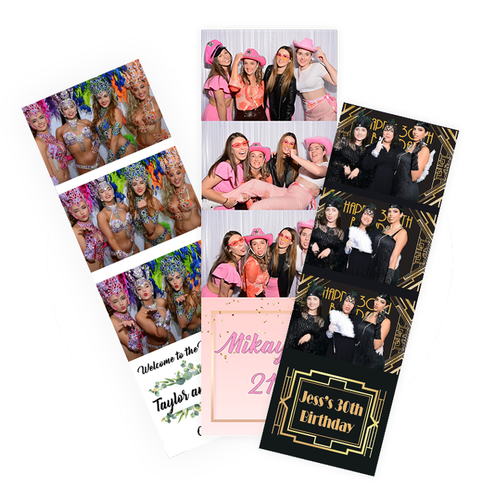 Photobooth packages photo strip