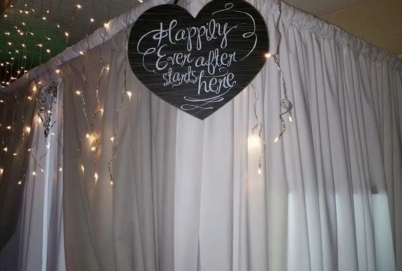 Photo Booth hire Sydney enclosed booth with decoration