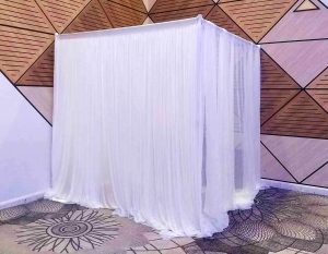 Photography booth setup wedding